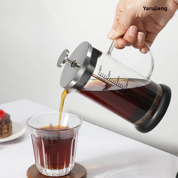 Coffee Equipment Filter - แก้วเฟรนช์เพรส ชงกาแฟด้วยมือ ทำฟองนม ชงชา กาชงชา พร้อมที่กรองกาแฟ