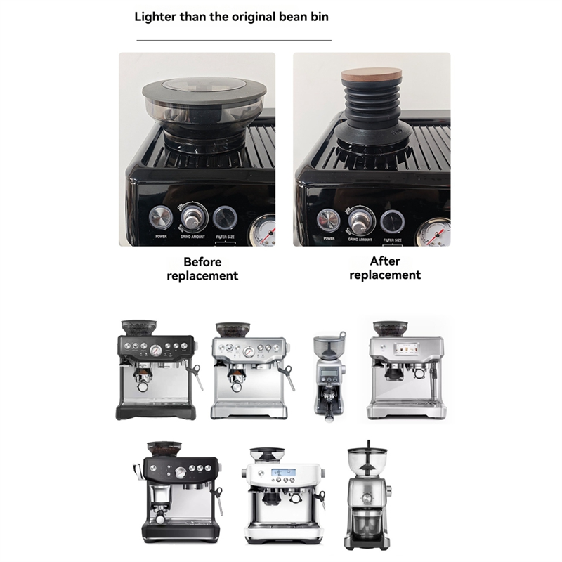 Bean Hopper Lid - WORTHOWN-กาแฟ Bean Hopper เครื่องเป่าลมสําหรับ Breville BES875/876/870/878/880/BCG820