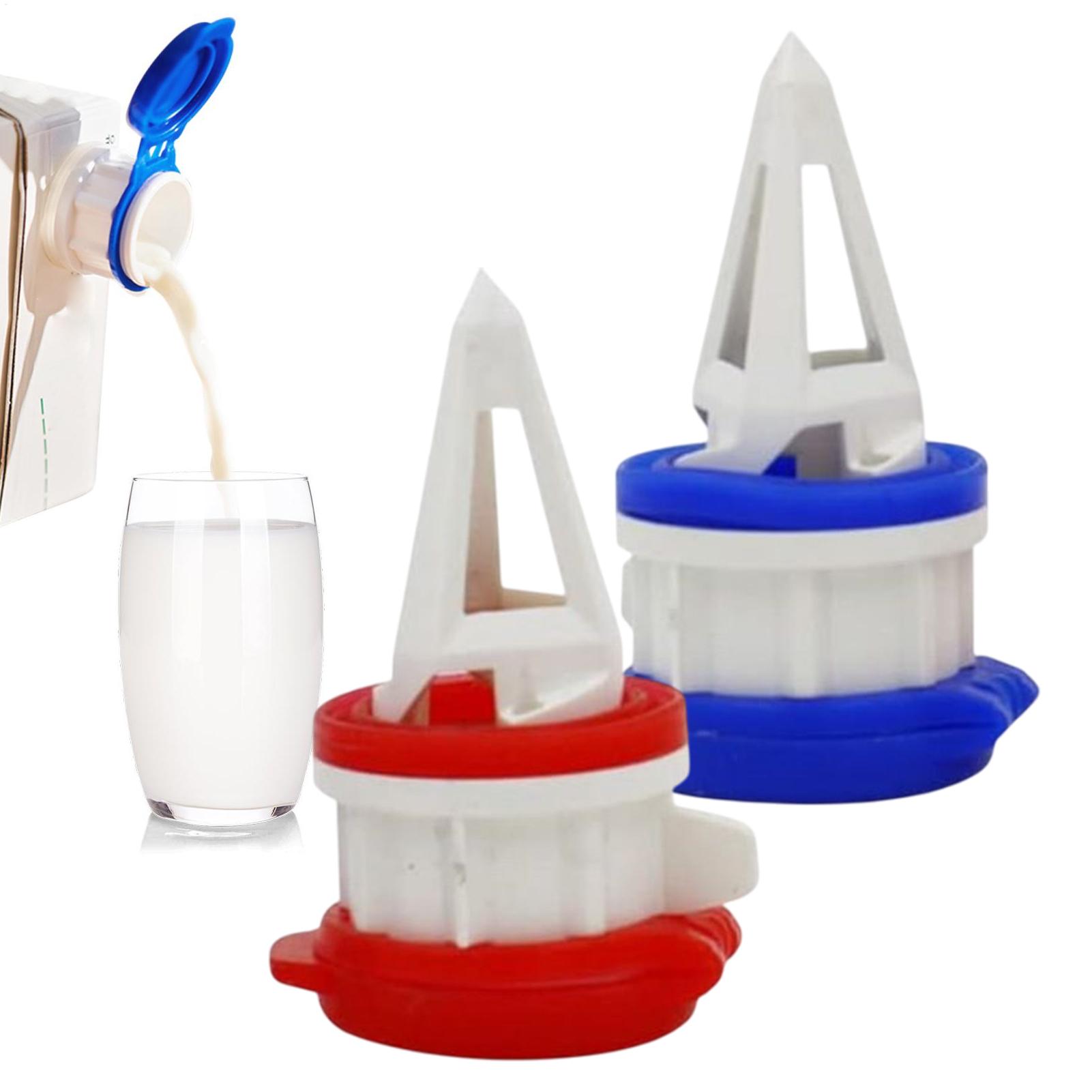 Bean Hopper Lid - ฝาปิดขวดนมแบบกล่อง 2 ชิ้น พร้อมจุกเทนม ฝาปิดเก็บความสด ตัวแบ่งเครื่องดื่ม