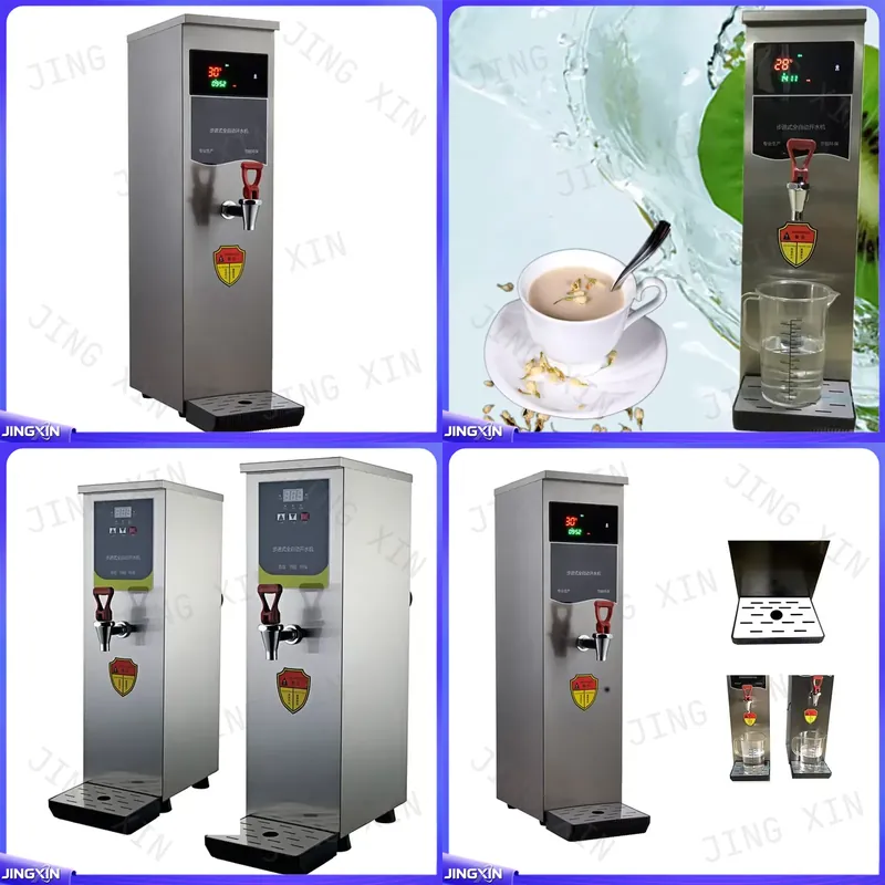 Coffee.Equipment Parts - หม้อต้มน้ำร้อนไฟฟ้าเชิงพาณิชย์ขนาด 30 ลิตร ควบคุมอุณหภูมิอัตโนมัติ ทำจากสแตนเลส อุปกรณ์สำหรับร้านชาและกาแฟ