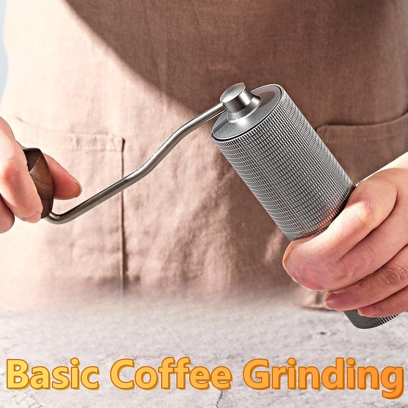 Coffee Equipment Store - เครื่องบดกาแฟแบบแมนนวล อุปกรณ์สแตนเลส ใบมีดอเนกประสงค์ Essenza ใช้งานง่าย ป้องกันการกระเด็น