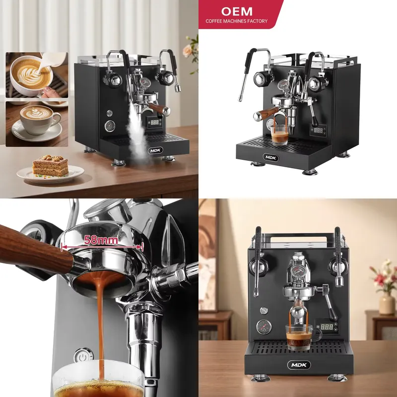 Coffee Equipment Manufacturers - เครื่องชงกาแฟเอสเพรสโซแบบกึ่งอัตโนมัติ E61 Group Head สำหรับใช้ในบ้าน สำนักงาน