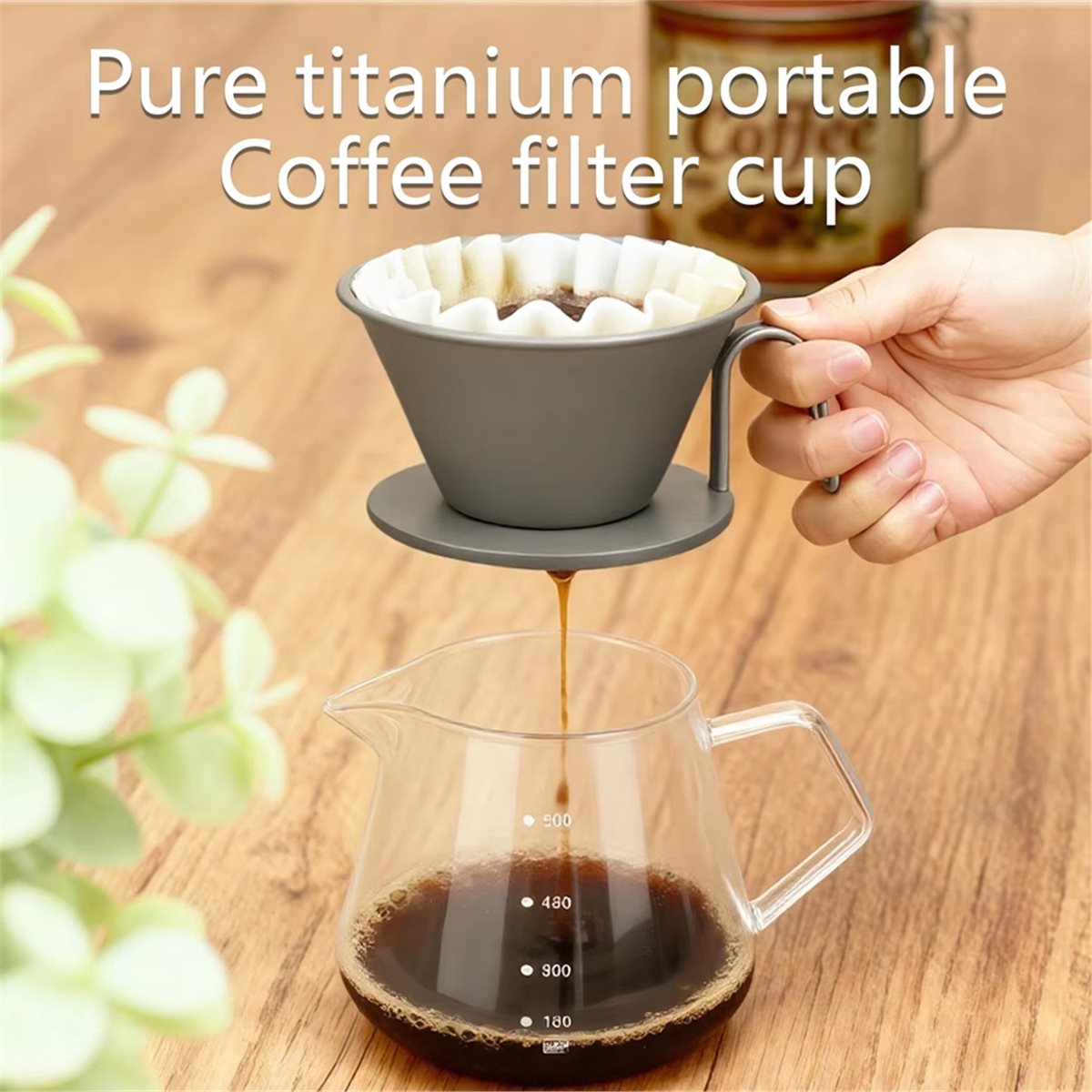 ถ้วยกรองกาแฟไทเทเนียมบริสุทธิ์ - Coffee Equipment Filter บทวิจารณ์และราคา