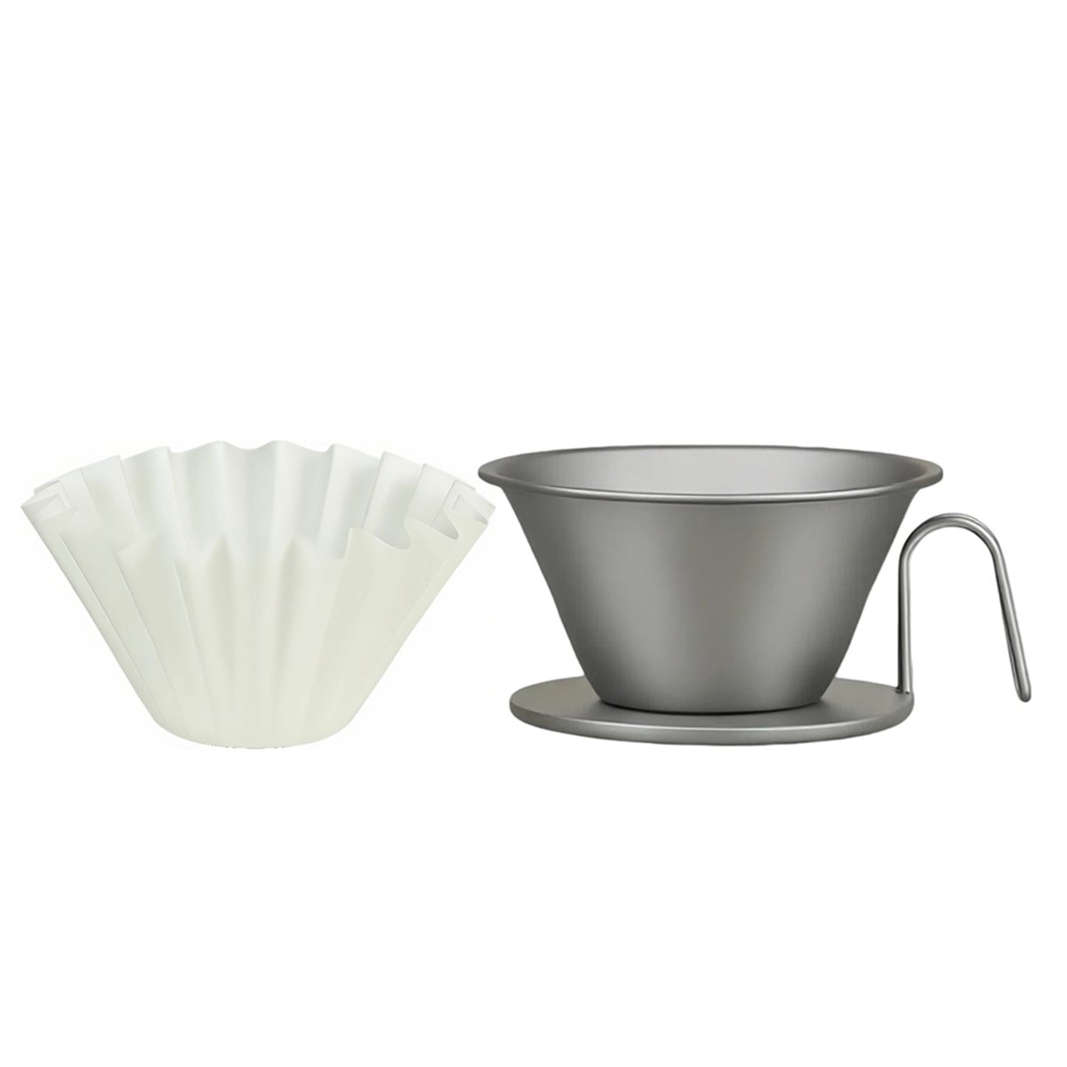 ถ้วยกรองกาแฟไทเทเนียมบริสุทธิ์ - Coffee Equipment Filter บทวิจารณ์และราคา
