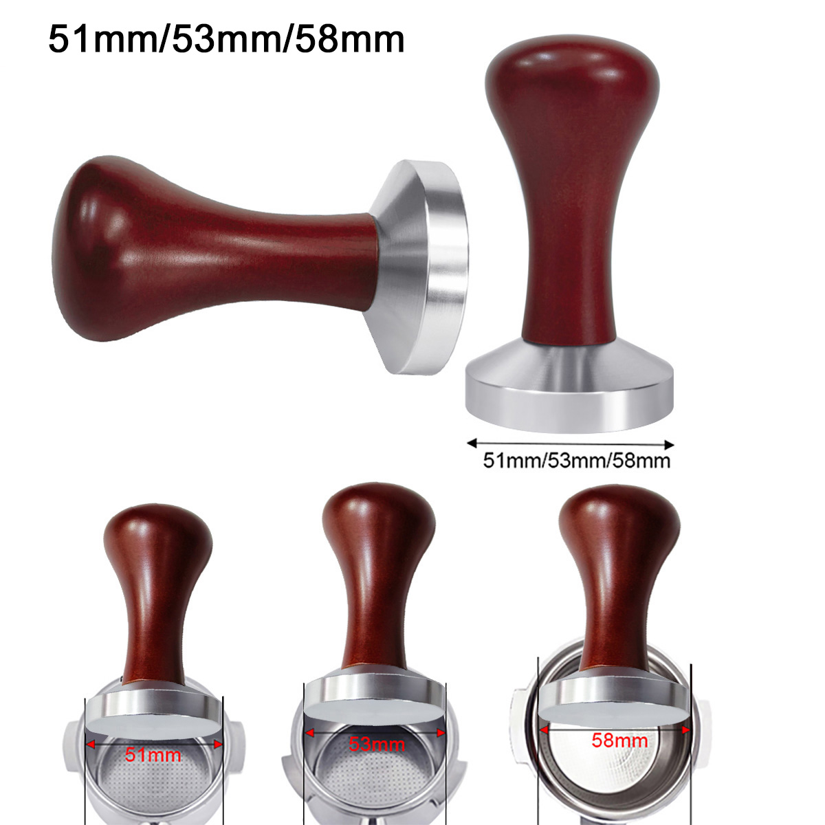 แทมปเปิ้ลขนาด51มม. 53มม. 58มม. - Coffee Shop Equipment บทวิจารณ์และราคา